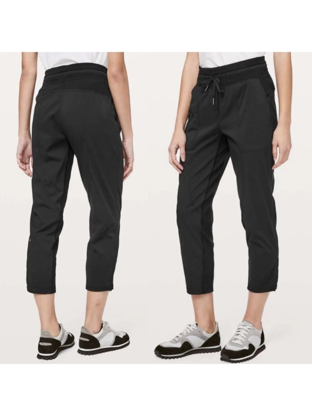 Lululemon Dance Studio Crop Pant 25" in Black Women Sz 10